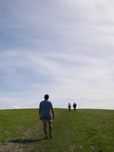 Tiritiri Matangi - the walk along the top is the like walk along Mana Island