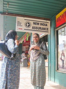 According to the tourist brochures, the 'real' Fiji must include a palm tree and a white sandy beach.