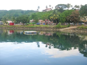Back in Savusave. Fuel fixed, we hope, and setting sail for the 'real' Fiji (palm trees and white sandy beaches). We love the other 'real' Fiji.