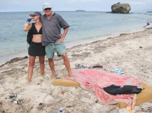 Steaming Arabian knickers.