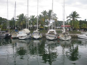 We stayed at Vuda Point Marina, Veti Levu and caught the bus to Lautoka. It's a bigger Lambasa.