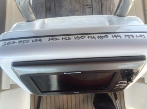 I've done my share of 360 turns at night. Our auto-pilot turns off at random and unless you know the compass heading straight away, it can take ages to get the boat back in the right direction - until I started to write the heading above the chart plotter. So proud of myself for coming up with something practical (other than righty-tighty, lefty-loosey!)